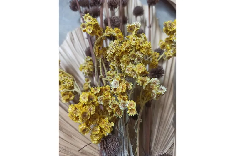 Poster Bouquet 30x40 cm - Grön/Gul — Venture Home