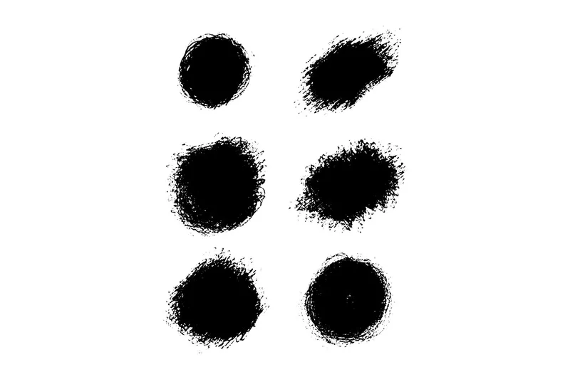 Poster Dots 50x70 cm - Vit — Venture Home