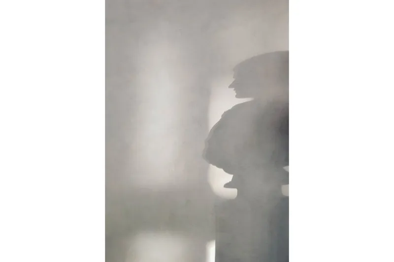 Poster Human shadow 21x30 cm - Vit/Grå — Venture Home