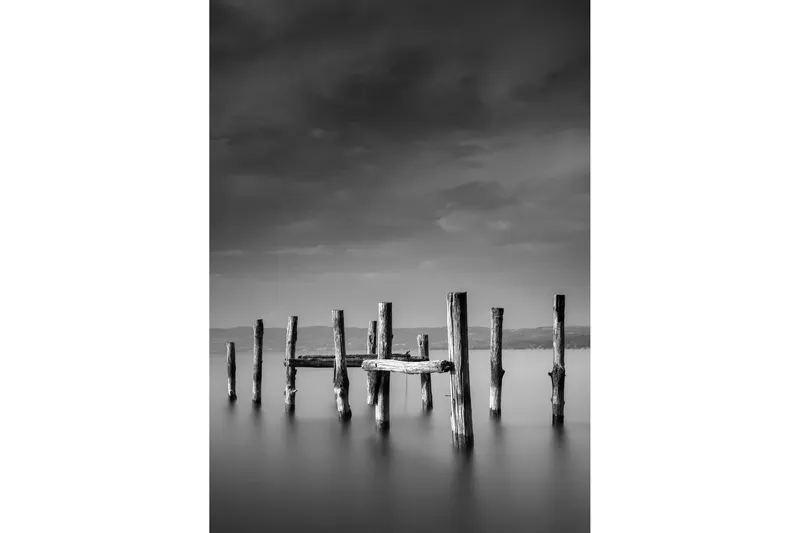 Poster Ocean 50x70 cm - Svart/Vit — Venture Home