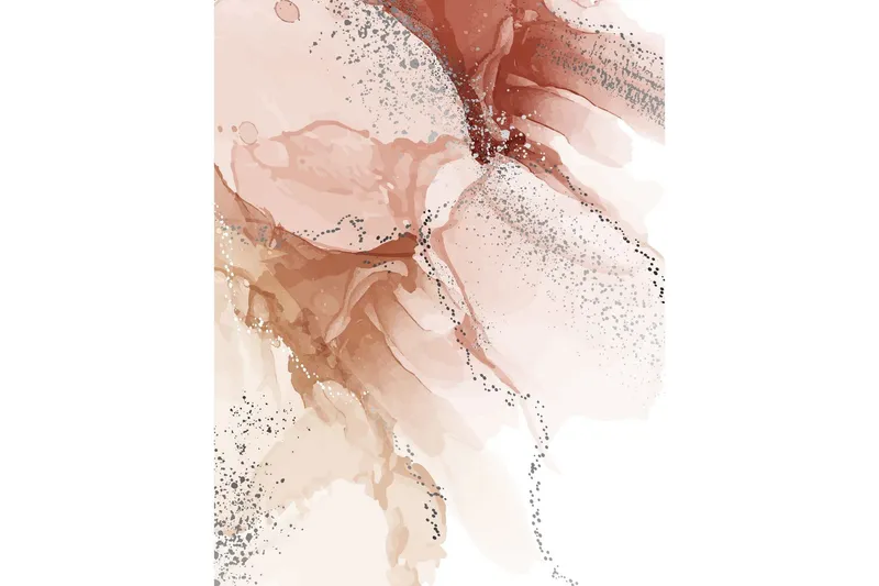 Poster Splash 30x40 cm - Ljusrosa — Venture Home