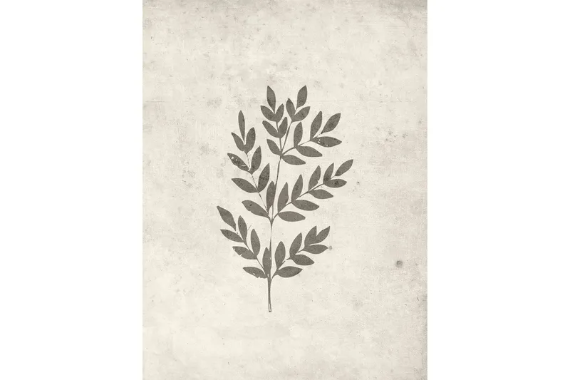 Poster Spring leaf 30x40 cm - Beige — Venture Home