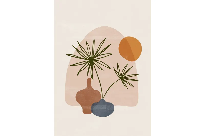 Poster Wonderland 50x70 cm - Beige — Venture Home