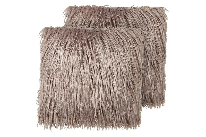 Prydnadskuddar Corokia set om 2 Beige - Beige — Beige