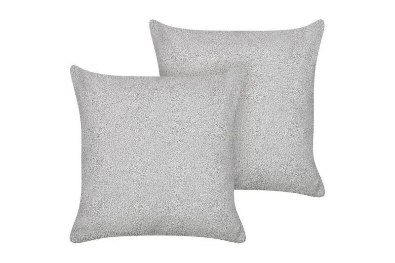 Prydnadskuddar Leuzea set om 2 Grå, 45x45 cm - Grå, 45x45 cm — Grå, 45x45 cm