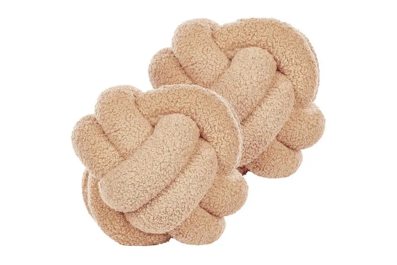 Prydnadskuddar Malni set om 2 Beige - Beige — Beige