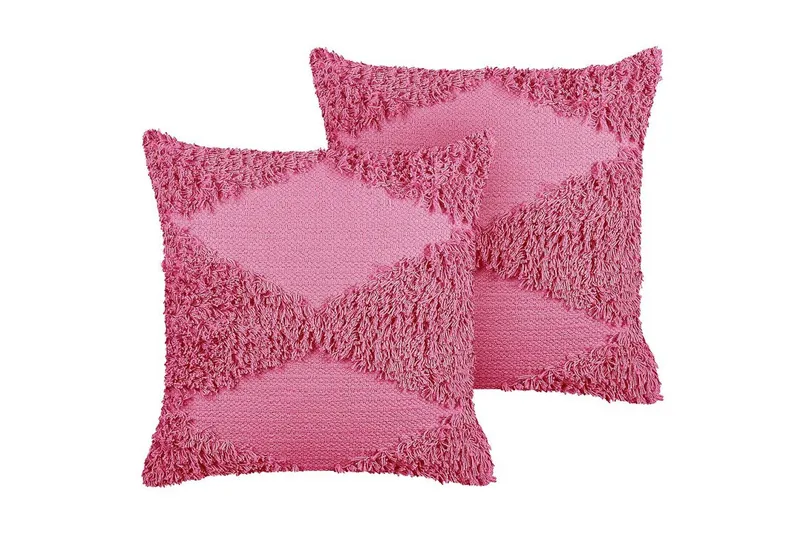 Prydnadskuddar Rhoeo set om 2 Rosa - Rosa — Rosa