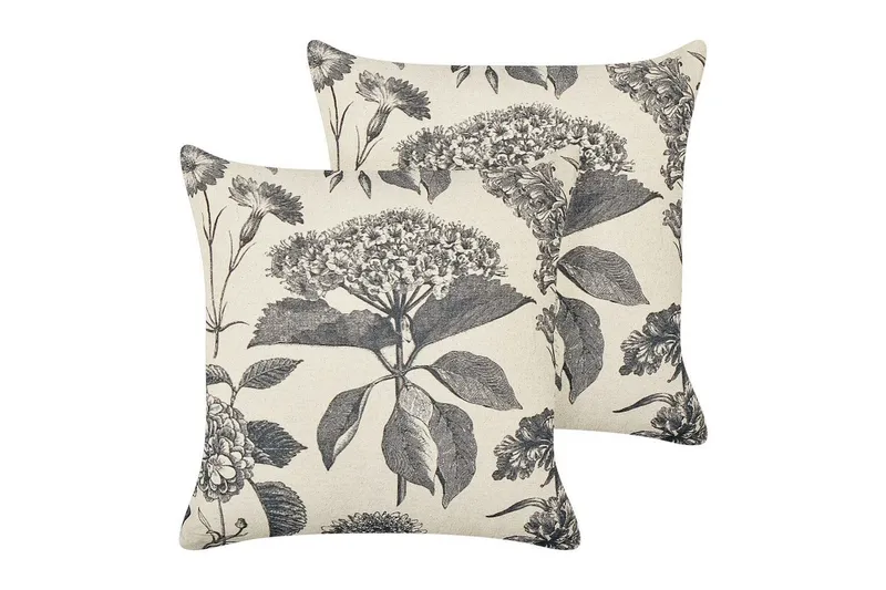 Prydnadskuddar Rosemary set om 2 Beige/grå - Beige/grå — Beige/grå