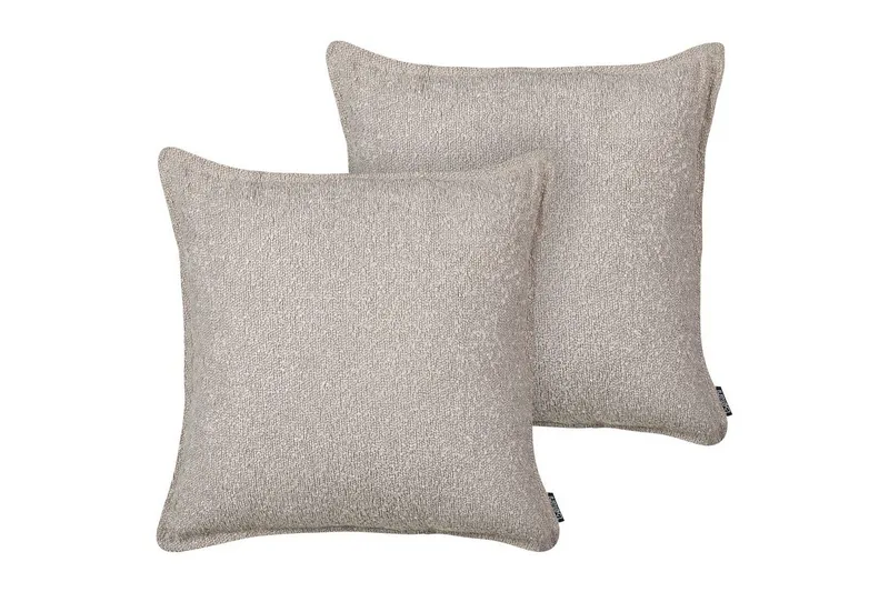 Prydnadskuddar Senecia set om 2 Beige - Beige — Beige
