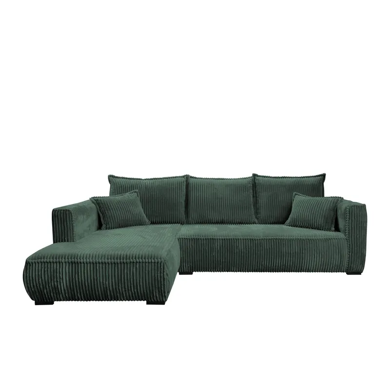 Puente 4-sits Soffa med divan - mörkgrön (Art.nr 3433713) — mörkgrön