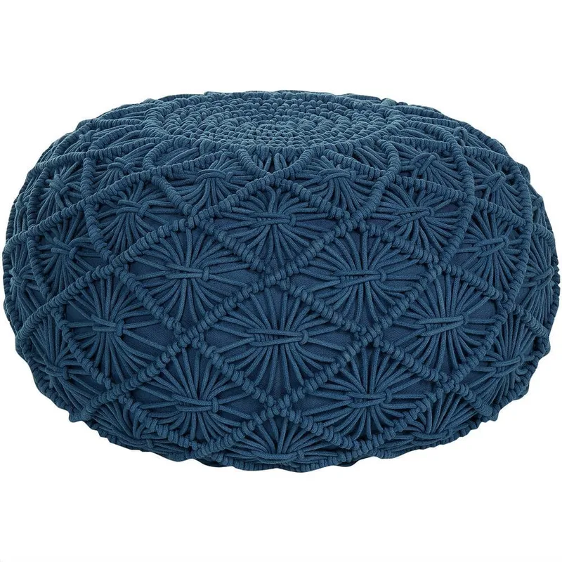 Puff Berkane - Blå/50x50x30 — Blå/50x50x30