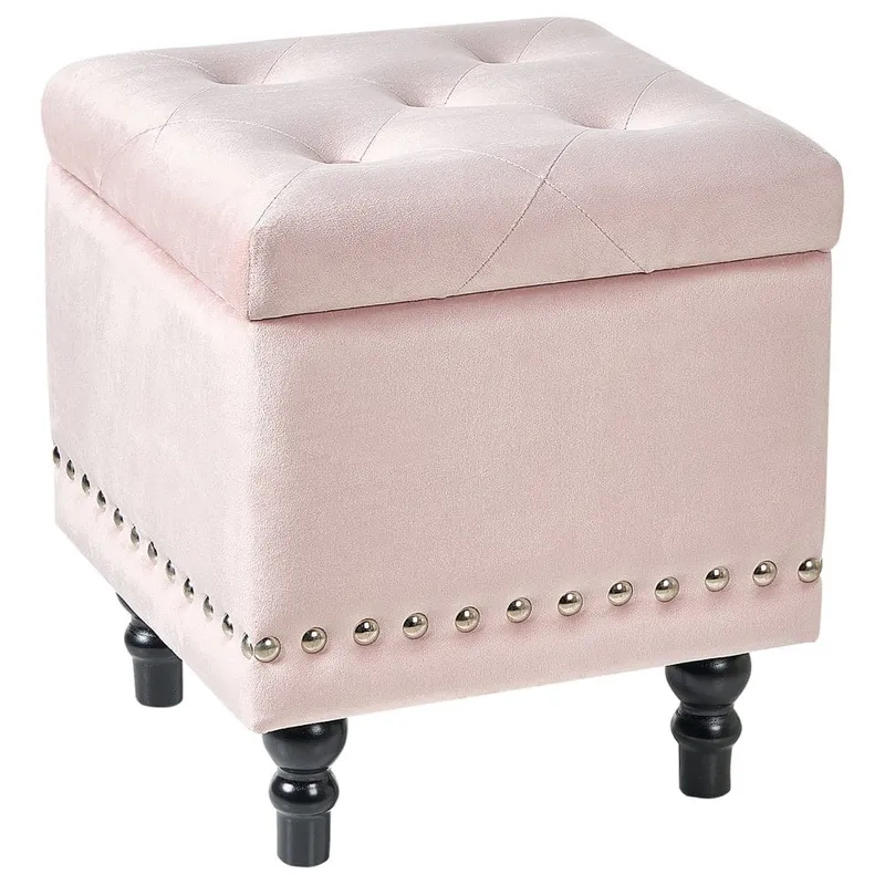 Puff Loretto - Rosa, Svart — Rosa, Svart