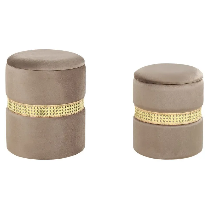 Puff Medford 2-pack - Grå — Grå