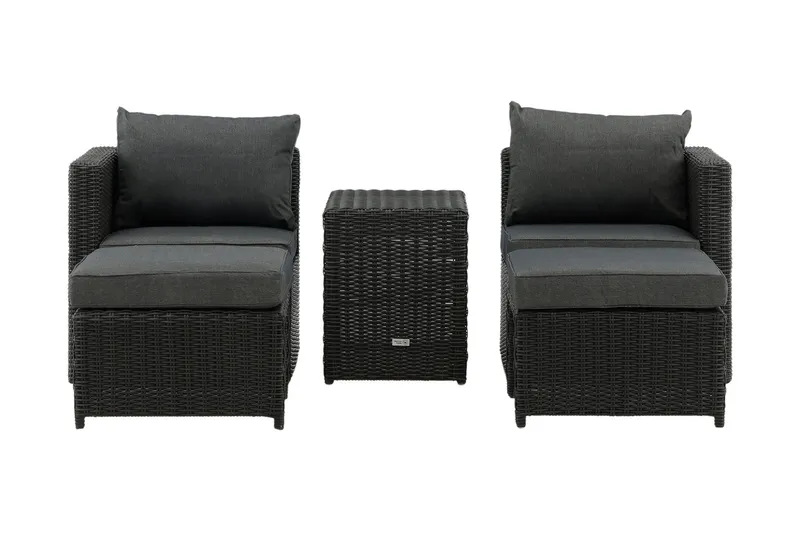 Quad Balkonggrupp 2-sits - Svart — Venture Home