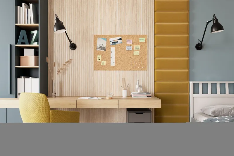 Quadratta Väggskiva 50x240 cm - Guld — Guld