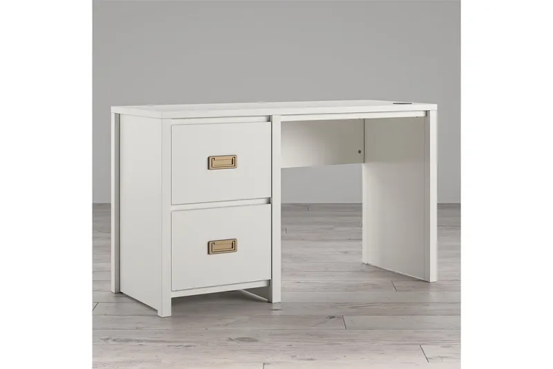 Quincy Skrivbord 120 cm Vit - Queer Eye — Queer Eye