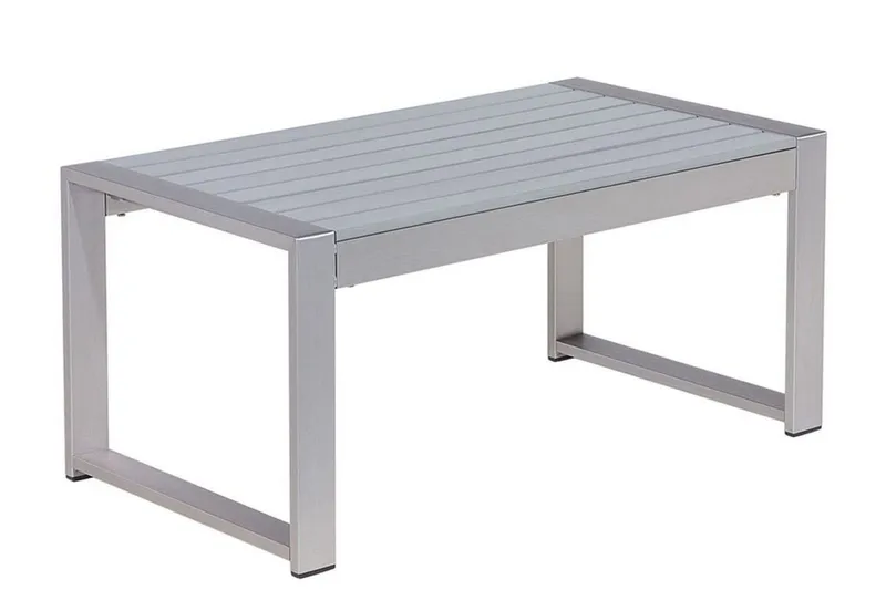 Racale Sidobord och Soffbord Utomhus 90 cm Metall - Ljusgrå — Ljusgrå