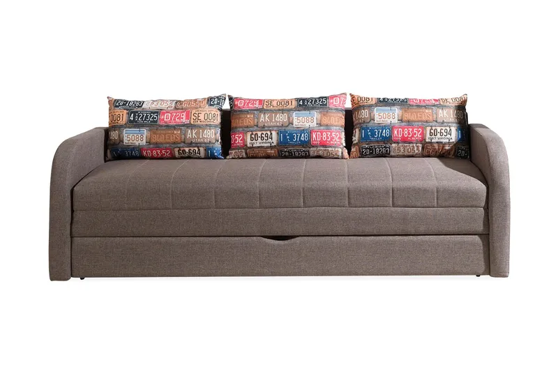 Rafal Bäddsoffa 208x76x75 cm - Brun — Brun