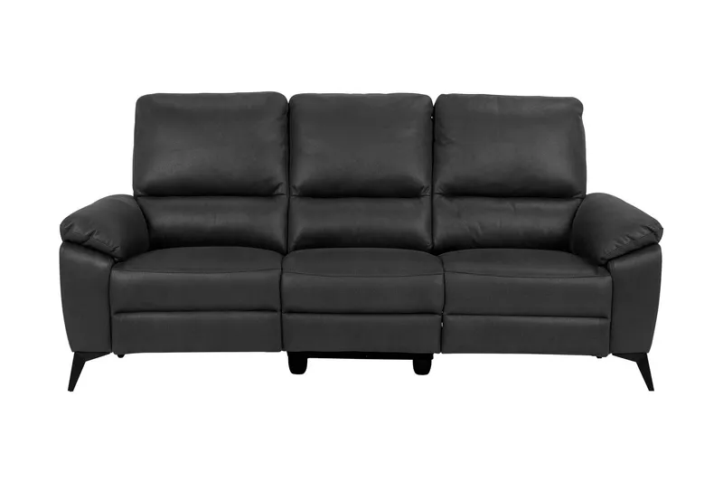 Ranas 3-sits Soffa Elektrisk - Grå/Svart — Comfort Living