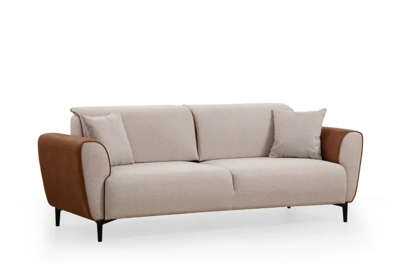 Rebelo 3-sits Bäddsoffa - Beige — Beige