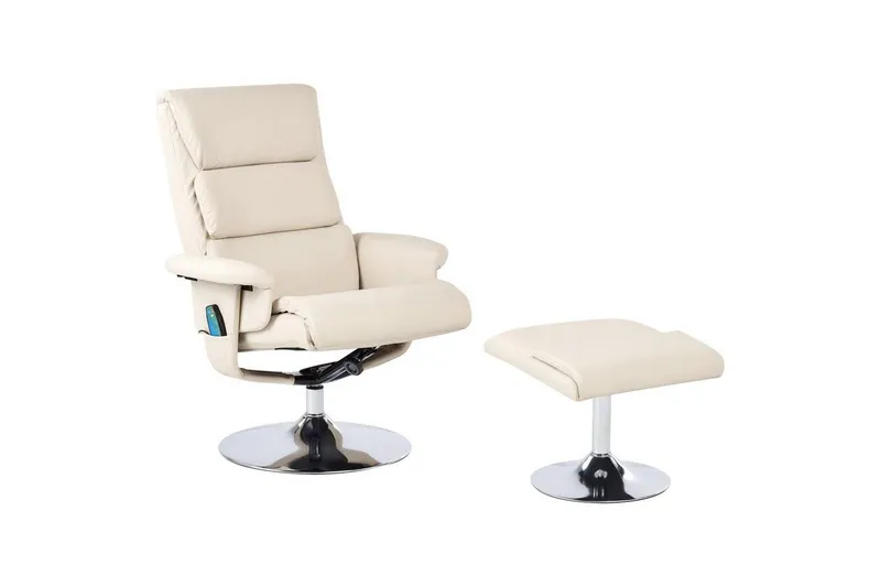 Reclinerfåtölj Legend - Beige, Silver — Beige, Silver