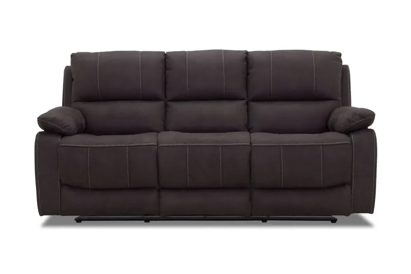 Reclinersoffa Lovington - Mörkgrå — Comfort Living