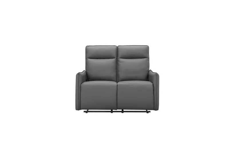 Reclinersoffa utan hörn Loft24 Soffa 2-sits Loft24 Lugo Grey Artificial leather — Loft24