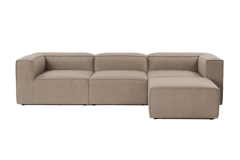 Redlands Soffa med Divan 3-sits - Brun — Brun