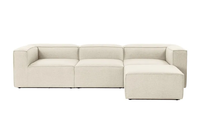 Redlands Soffa med Divan 3-sits - Ecru — Ecru