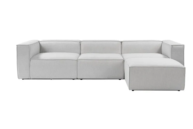 Redlands Soffa med Divan 3-sits - Grå — Grå