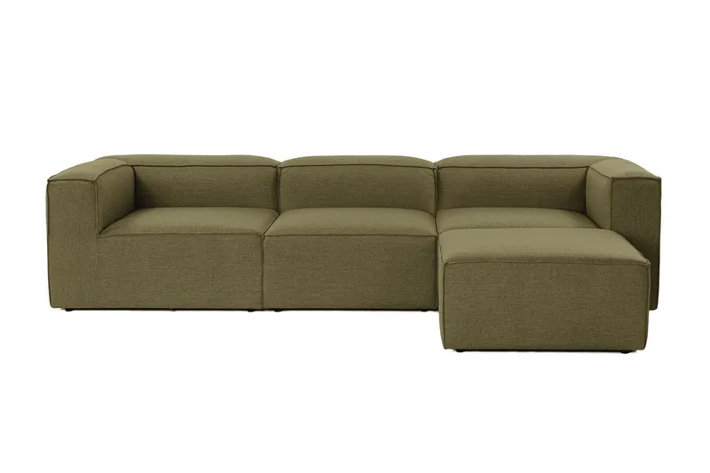 Redlands Soffa med Divan 3-sits - Grön — Grön