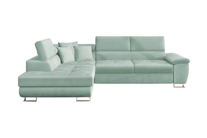 Reginia 5-sits Bäddsoffa Vänster - Grön — Grön