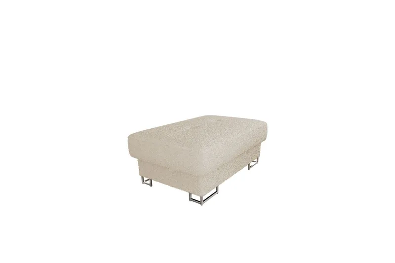 Reginia Fotpall 104 cm - Beige (Art.nr 3069219) — Beige