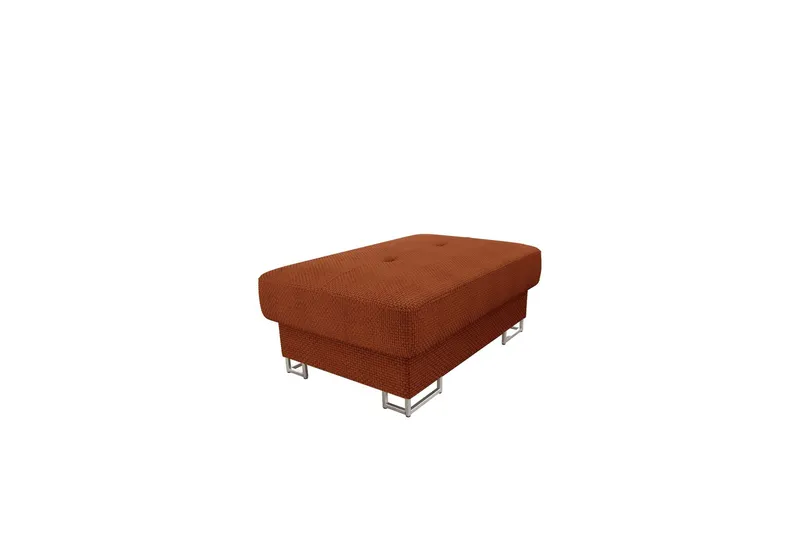 Reginia Fotpall 104 cm - Orange — Orange