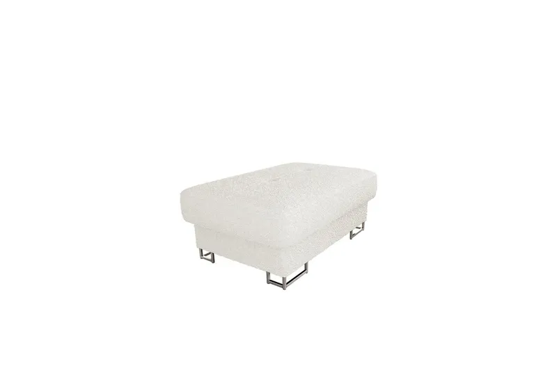 Reginia Fotpall 104 cm - Vit (Art.nr 3069006) — Vit