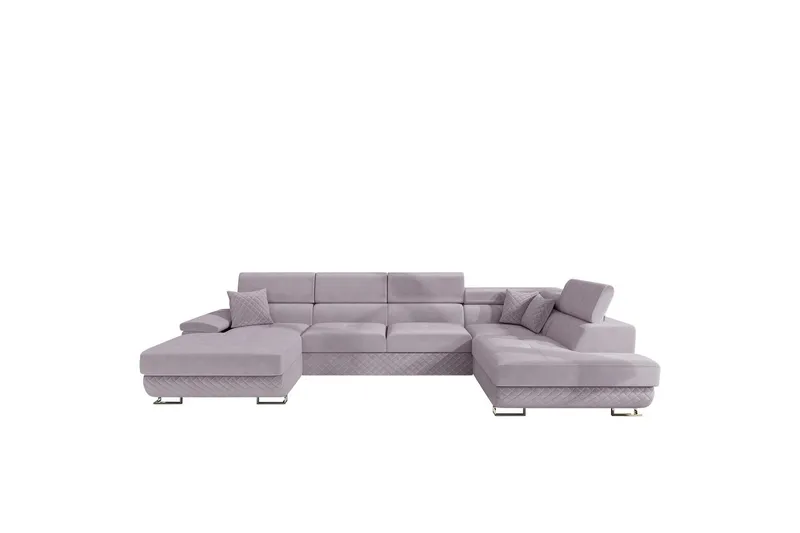 Reginia Soffa med Divan och Schäslong 4-sits - Lila — Lila