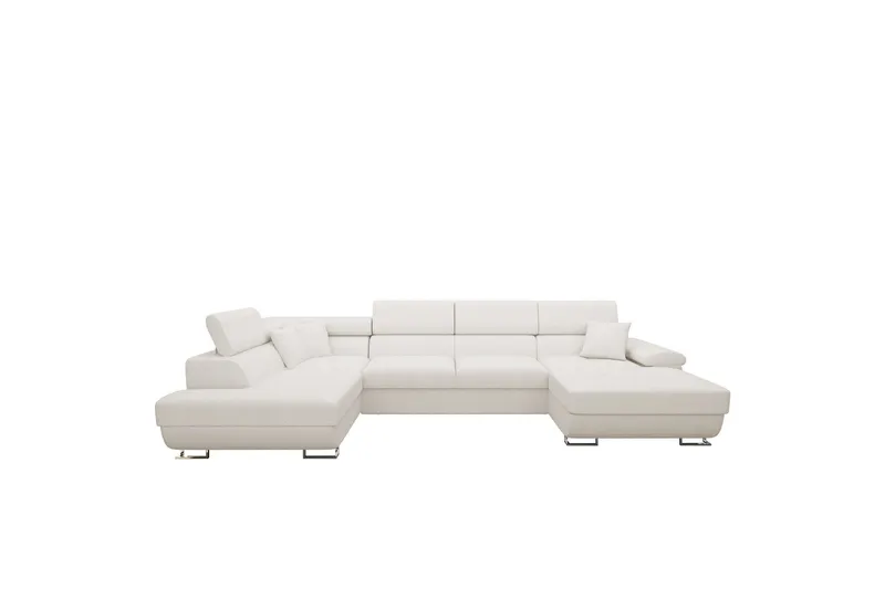Reginia Soffa med Divan och Schäslong 4-sits - Vit (Art.nr 3068887) — Vit