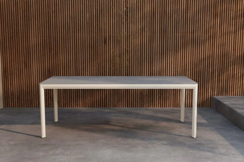 Rektangulärt Matbord Lino 220 cm Utomhus - Beige — Venture Home