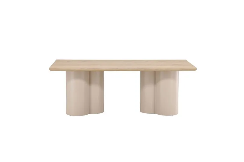 Rektangulärt matbord Olivia - Beige, 210x100x75 — Beige, 210x100x75