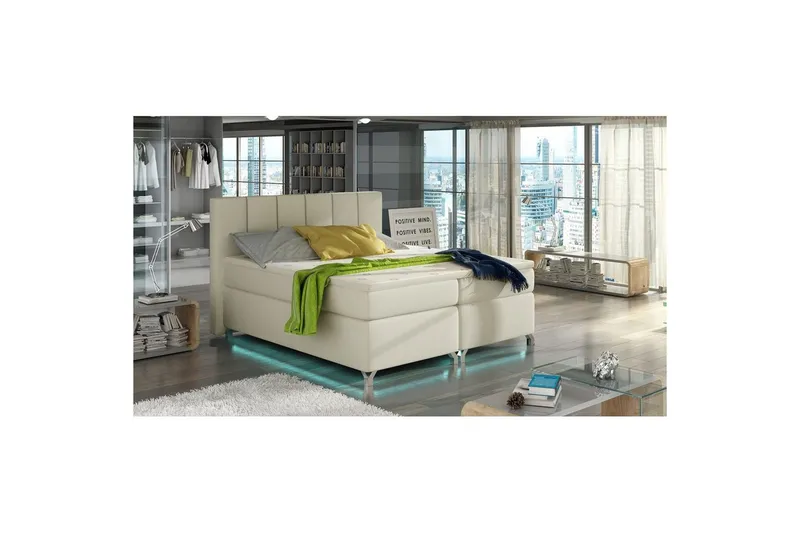 Resårbotten Eltap Basilio med LED - Soft 33, Beige, 180x200 cm — Soft 33, Beige, 180x200 cm