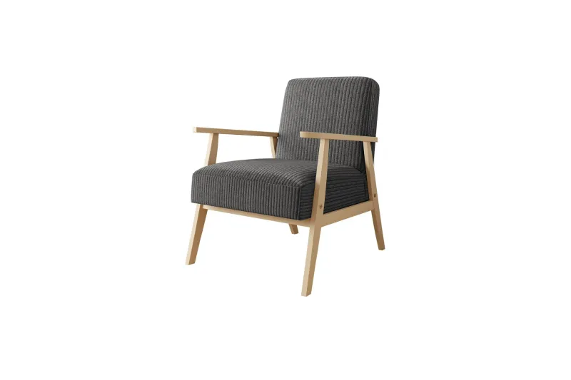 Retro Fåtölj - Grå — Grå