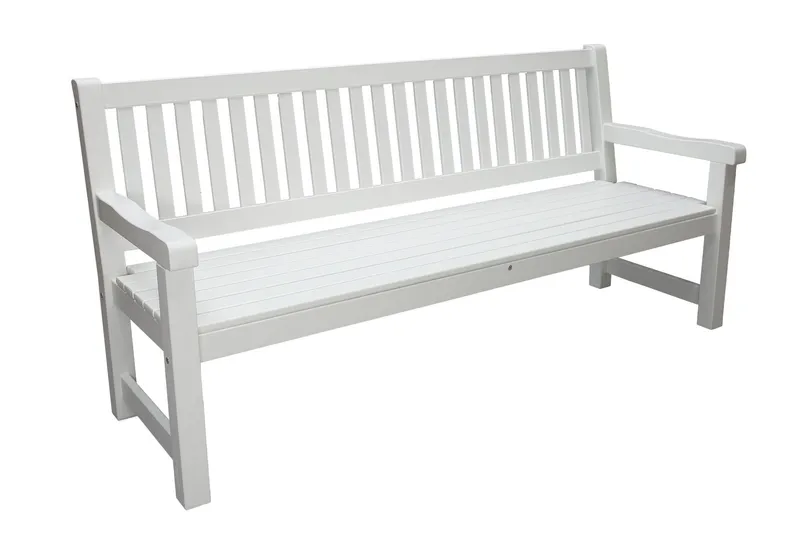 Rimforsa Trädgårdssoffa - Vitlaserad Furu — Comfort Garden