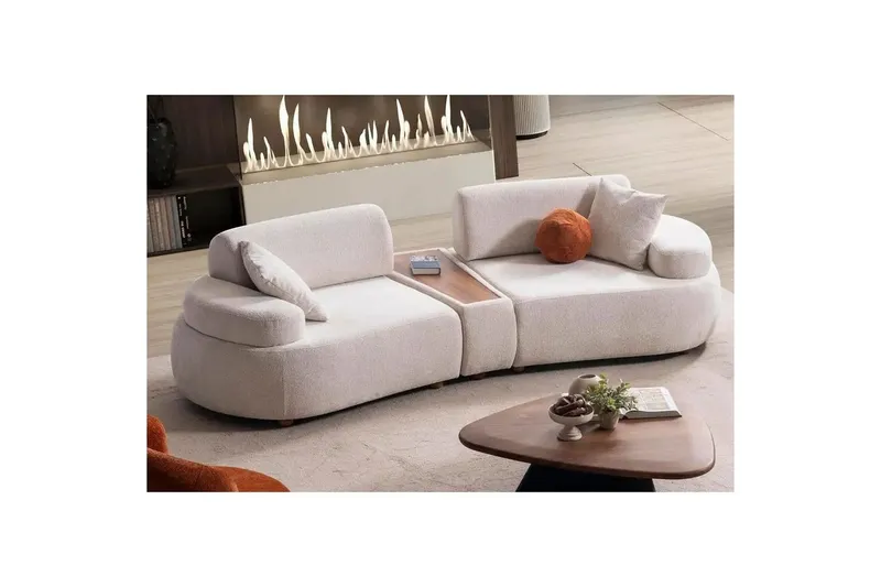 Rio Soffa 2-sits - Krämvit — Krämvit