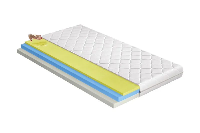 Rivadeza Madrass 160x200 cm - Vit — Vit