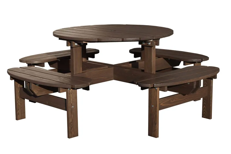 Rogolo Picknickbord 199 cm - Brun — Brun