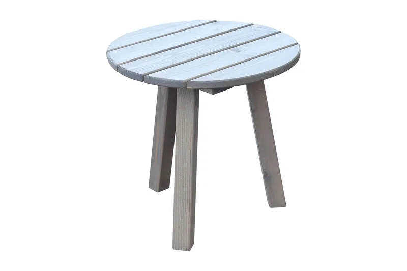 Rolston Sidobord och BlomUtebord Utomhus 50 cm Trä - Grå — Grå
