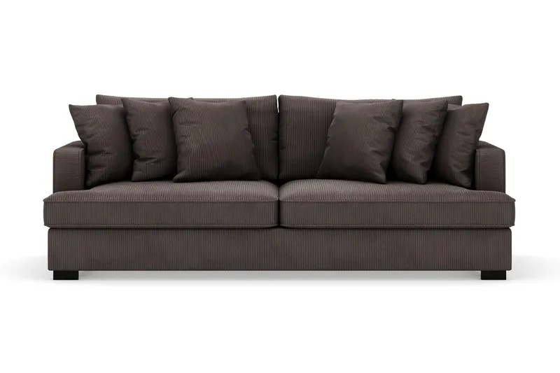 Rossita 4-sits Djup Soffa i Manchester - Mörkgrå — Scandinavian Choice