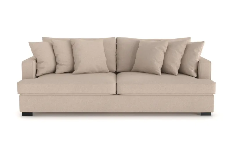 Rossita 4-sits Djup Soffa i Tyg - Beige — Scandinavian Choice