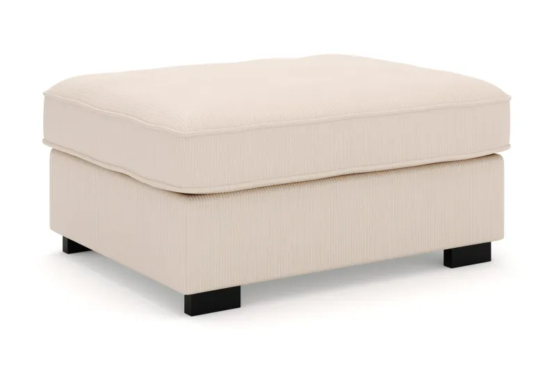 Rossita Fotpall i Manchester - Beige — Scandinavian Choice