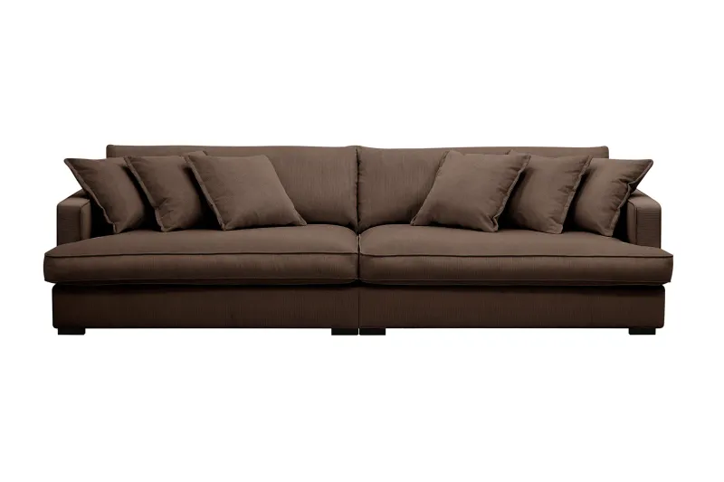 Rossita Lyx 3,5-sits Extra djup Soffa i Manchester - Brun (Art.nr 3119361) — Scandinavian Choice